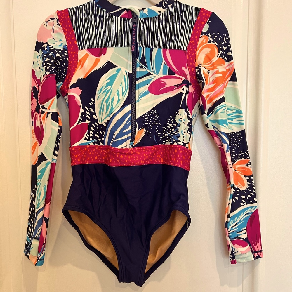 Athleta Girls One Piece Swimsuit - Size 7